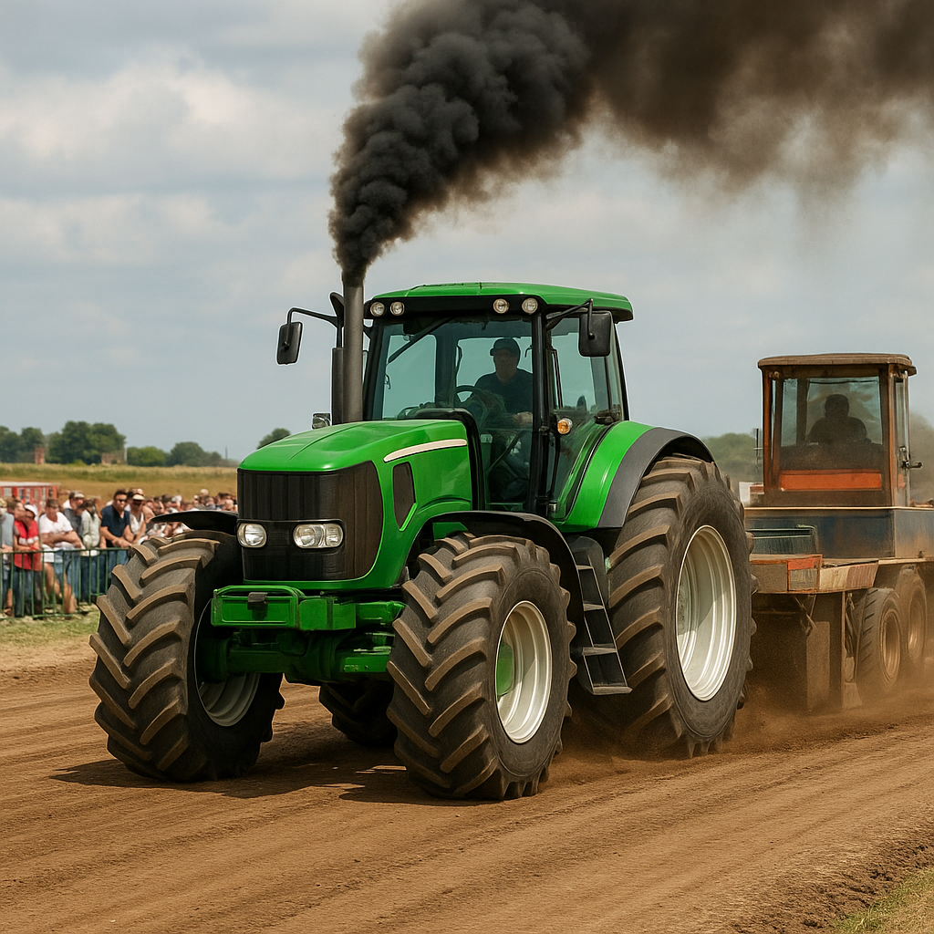 Les records mondiaux impliquant des tracteurs