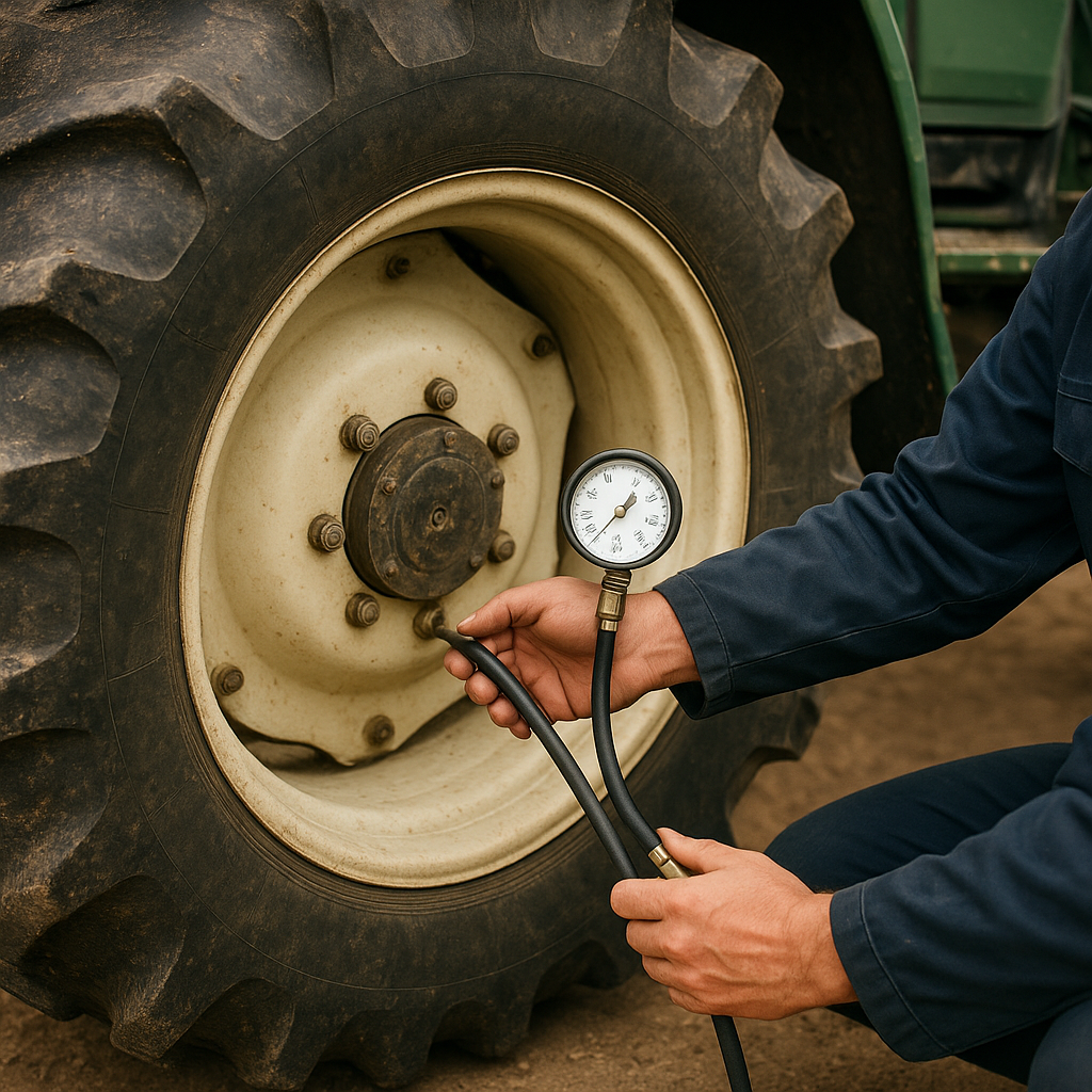 Comment régler correctement la pression des pneus de tracteur