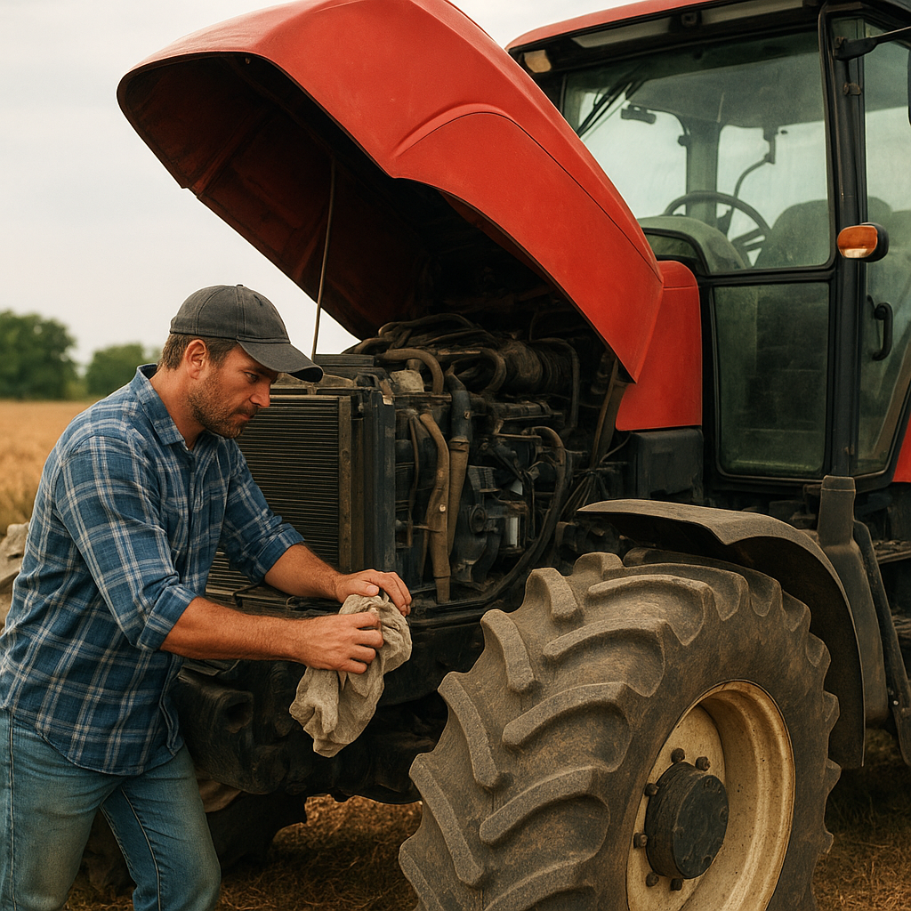 Comment préparer un tracteur pour la saison des récoltes